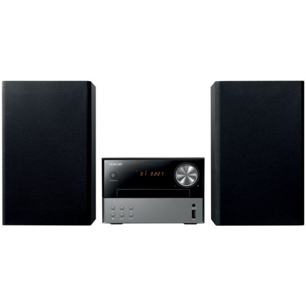 Sencor SMC 4120B Bluetooth Micro Hifi rendszer (35049027) Szürke-fekete