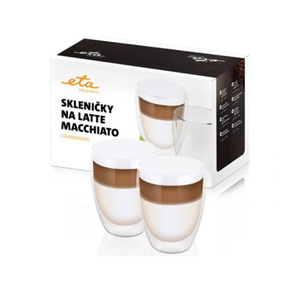 Eta 418193020 Latte Macchiato pohár 2 db 350 ml