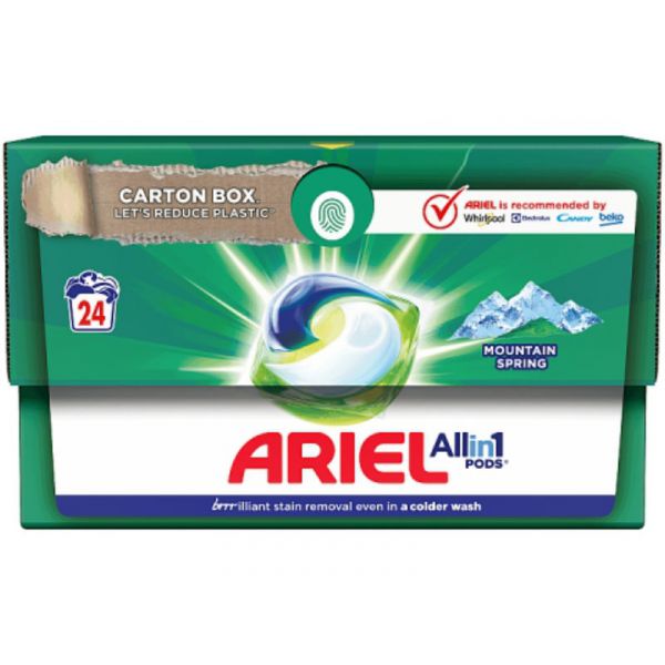 Ariel All in 1 Pods Mountain Spring mosókapszula 24 db