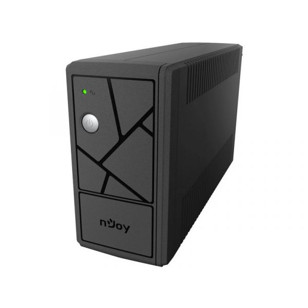 NJOY Szünetmentes 600VA - Keen 600 USB (2 Schuko, line-interaktív, fekete)