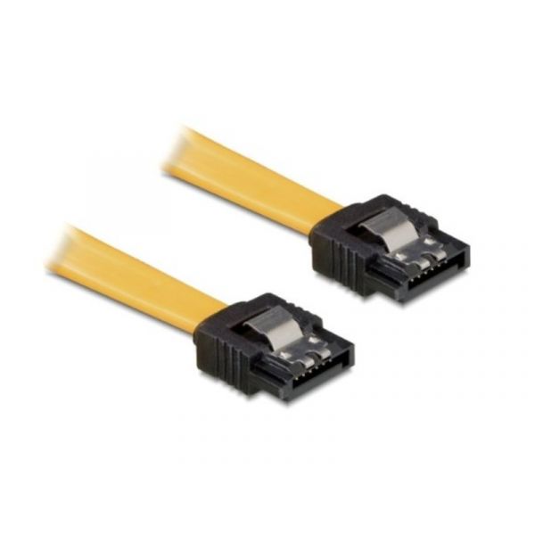 Delock SATA 3 Gb/s kábel 20 cm sárga (82476)