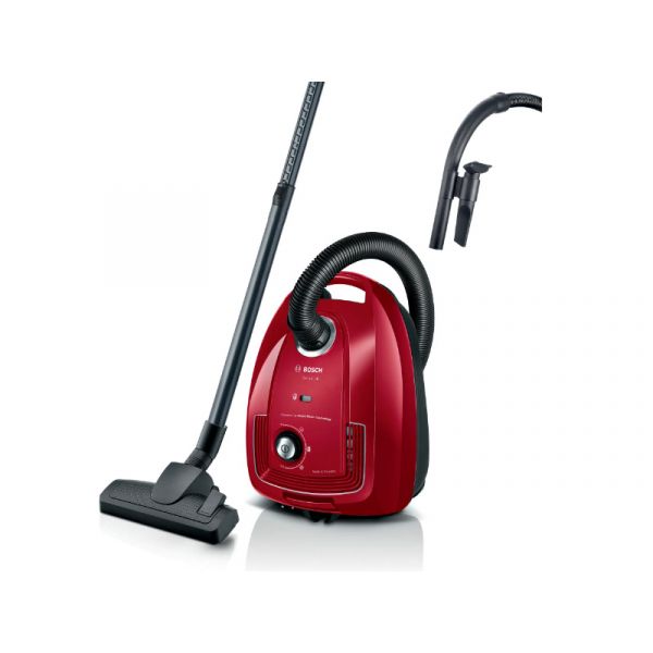 Bosch Serie 4 porzsákos porszívó (BGB38RD2) vörös