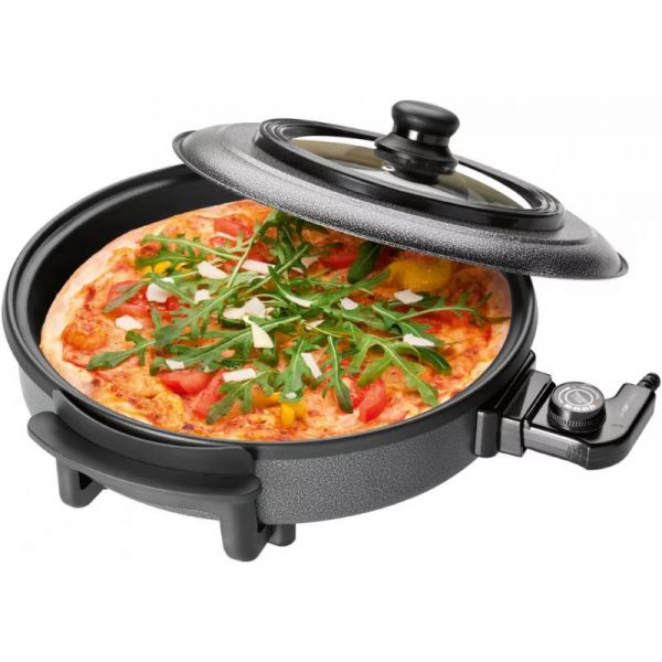 Clatronic PP 3402 Pizza party főzőedény 36 x 3,5 cm Fekete
