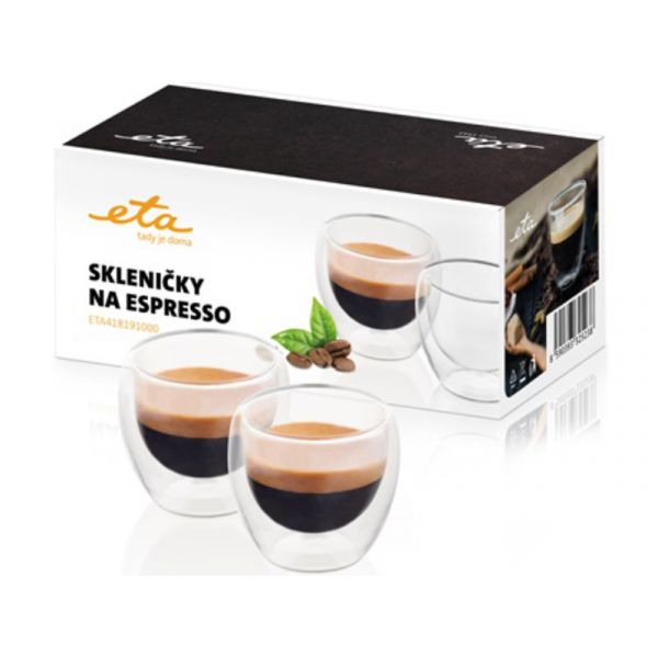 Eta 418193000 Eszpresszó pohár 2 db 80 ml