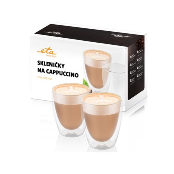 Eta 418193010 Cappuccinos pohár 2 db 240 ml