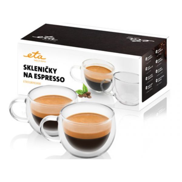 Eta 518091000 Eszpresszó pohár 2 db 80 ml