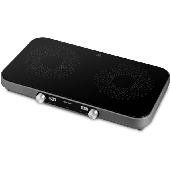 Sencor SCP 2803BK Kerámia dupla főzőlap Fekete