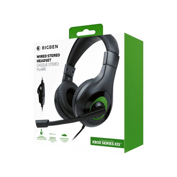 Nacon Xbox Series X/S Stereo Gaming Headset V1 (3665962006353) Fekete