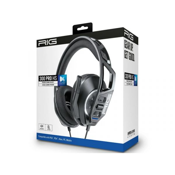 Nacon RIG 300 PRO HS Gaming Headset PlayStation 4 - PlayStation 5 (2808366) Fekete