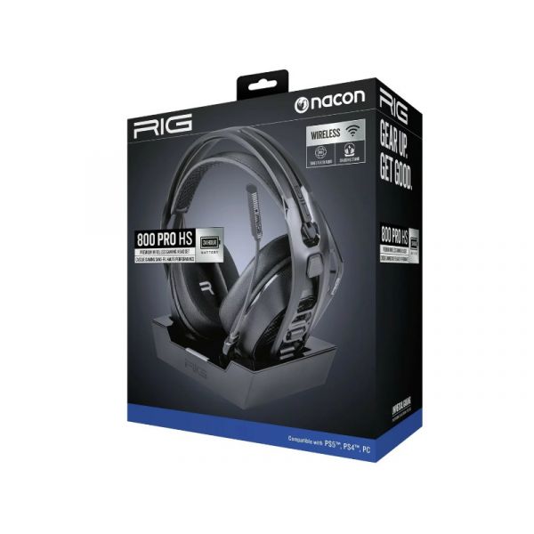 Nacon RIG 800 PRO HS Gaming Headset PlayStation 4 - PlayStation 5 (2808590) Fekete