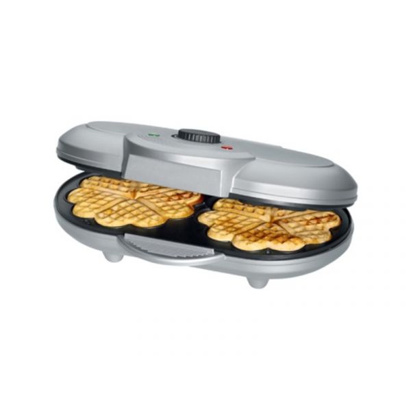 Momert 2014 dupla gofrisütő, ezüst