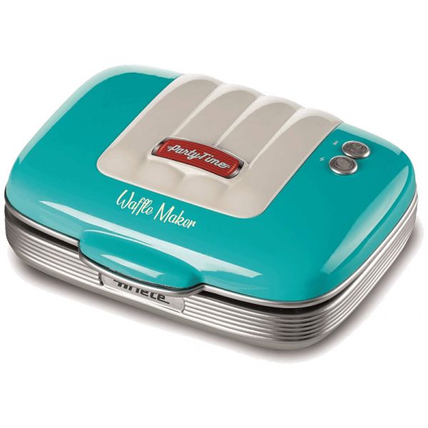 Ariete 1973.BL gofrisütő, türkiz-ezüst