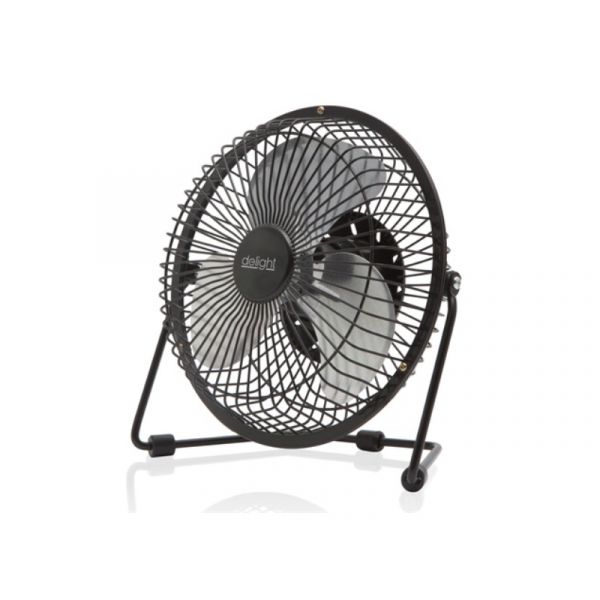 Delight 51110 USB mini asztali ventilátor, 15cm