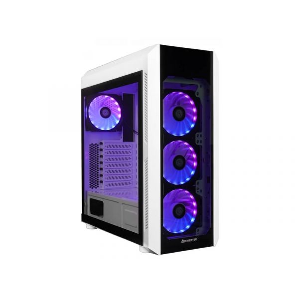 CHIEFTEC Scorpion 3 WHITE EDITION GL-03W-OP, ATX Gaming PC ház (GL-03W-OP)