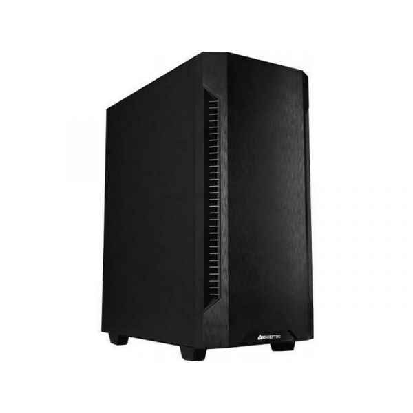 CHIEFTEC ELOX AS-01B-OP, 1db Ventillátorral, Tápegység nélküli ATX PC ház, Fekete (AS-01B-OP)