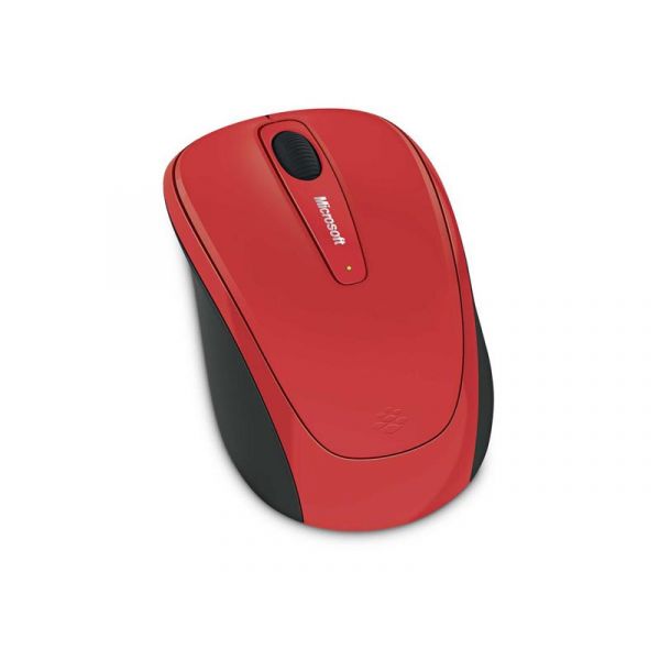 Microsoft Wireless 3500 egér Piros (GMF-00195)
