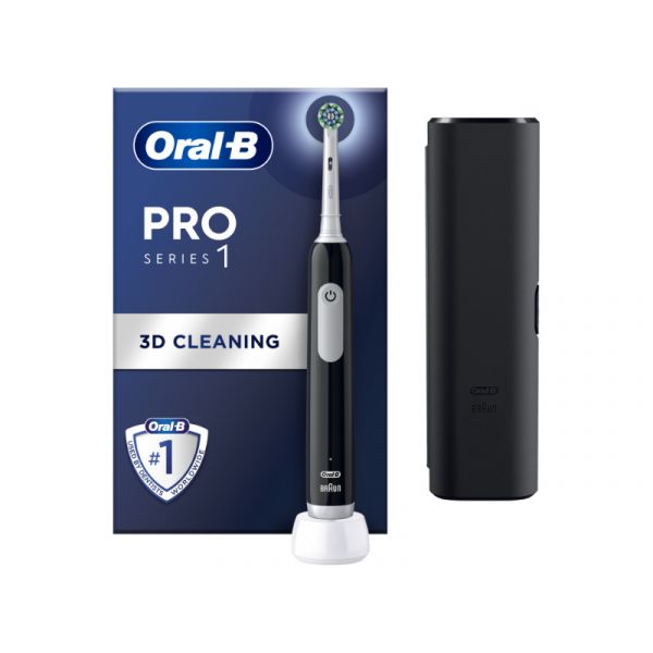 Oral-B PRO1 X-Clean elektromos fogkefe (10PO010404) Fekete + útitok