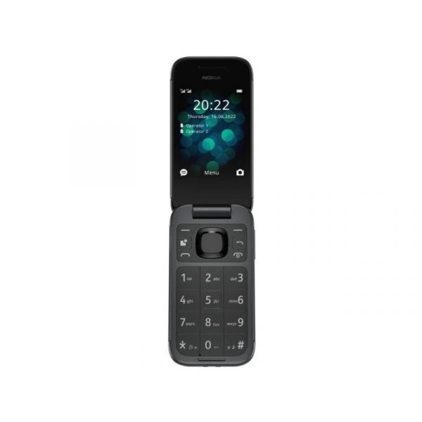 Nokia 2660 4G FLIP Dual-SIM mobiltelefon (1GF011EPA1A01) fekete