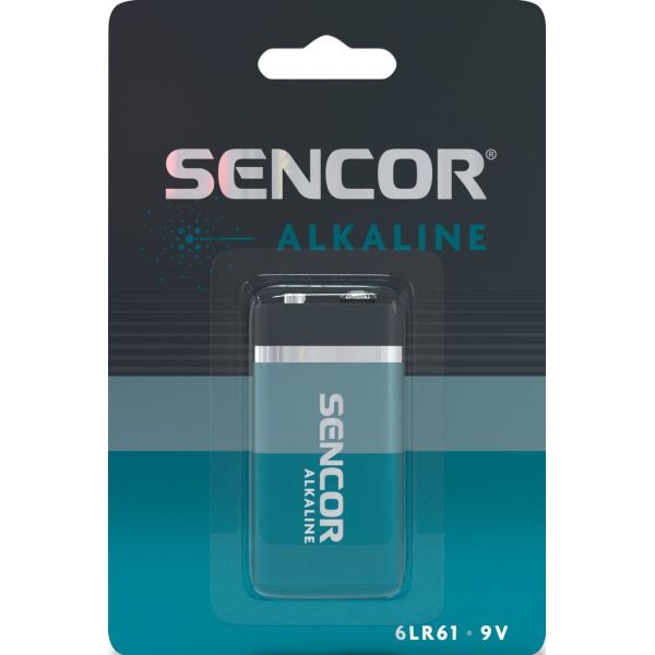 Sencor SBA 6LR61 1BP 9V alkáli elem (1db) (35056542)