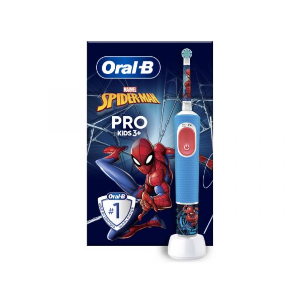 Oral-B D103 Vitality PRO Kids 3+ elektromos gyerek fogkefe (10PO010412) Spiderman