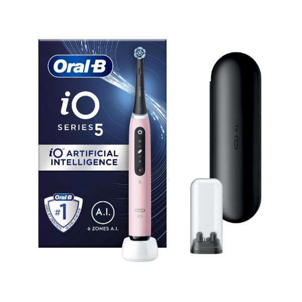 Oral-B iO Series 5 elektromos fogkefe (10PO010425) pink