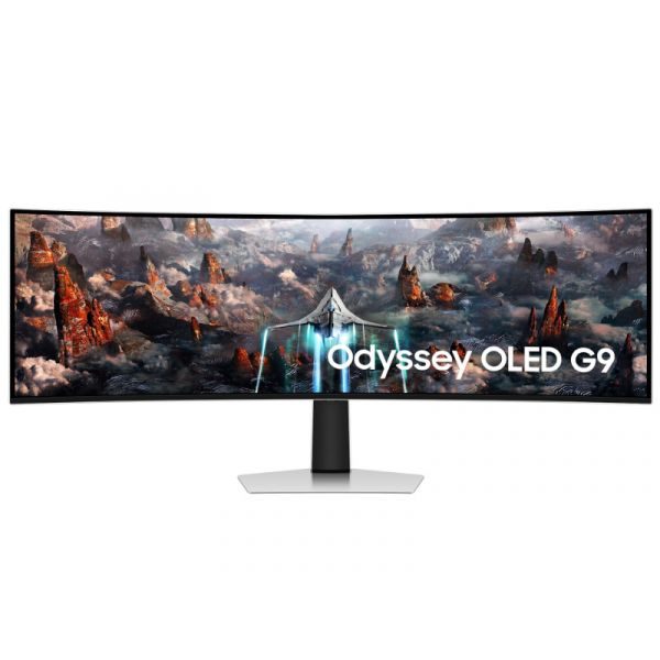 SAMSUNG Odyssey OLED G9 G93SC 49" DQHD 240Hz ívelt Gaming monitor (LS49CG934SUXEN)