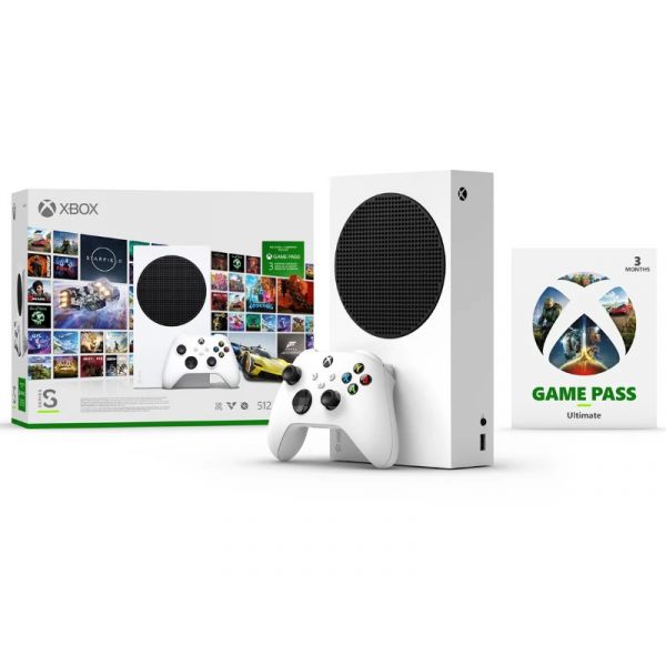 Xbox Series S 512GB Starter Bundle, 3 hónap Game Pass Ultimate-el
