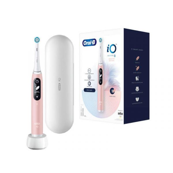 Oral-B iO6 elektromos fogkefe (10PO010424) pink