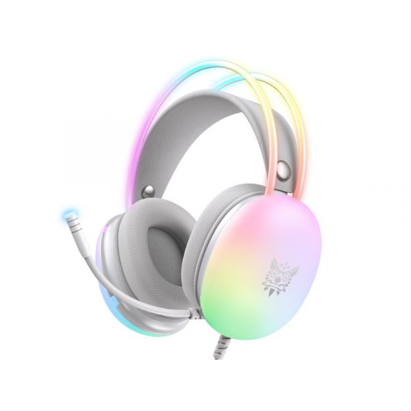 Onikuma X25 RGB Gaming fejhallgató, Szürke