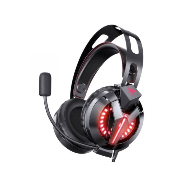 Onikuma M180 Pro LED Gaming fejhallgató, Fekete