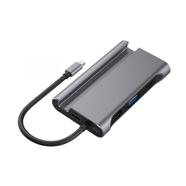Havit HB4001 USB-C dokkoló, telefontartóval