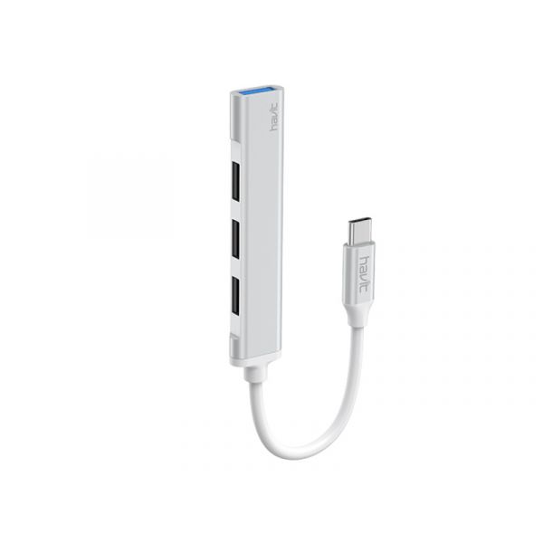 Havit HB41 USB-Type C Hub - Fehér