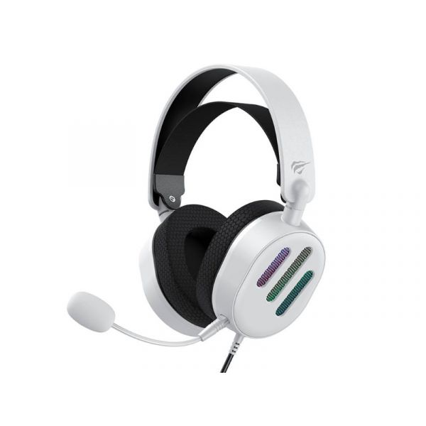 Havit Gamenote H2038U Gamer Headset, Fehér/fekete