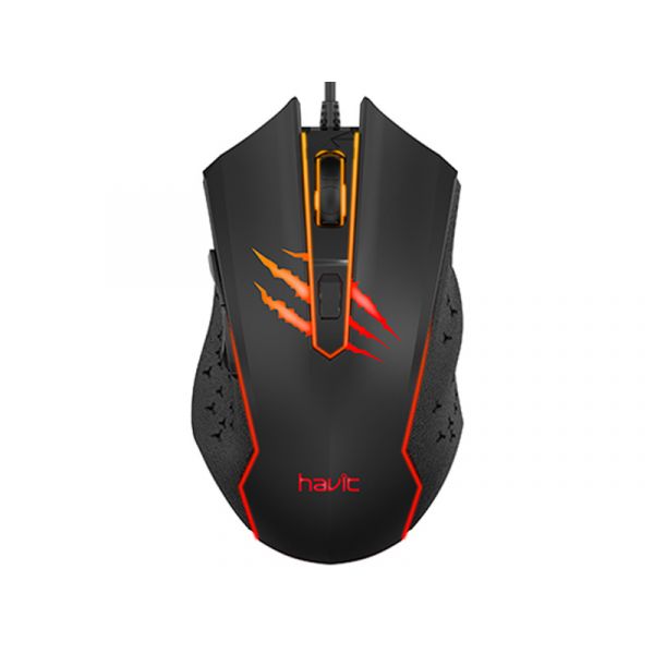 Havit GAMENOTE MS1027 Gaming Egér, fekete