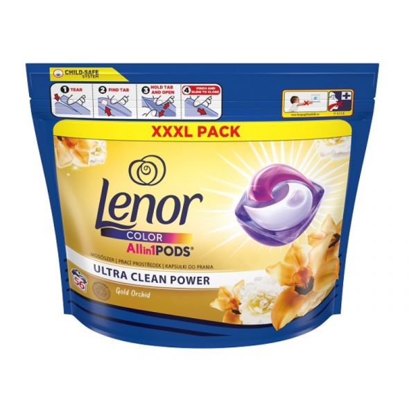 Lenor All-in-1 PODS Gold Orchid Color mosókapszula, 56db (10FH010060)