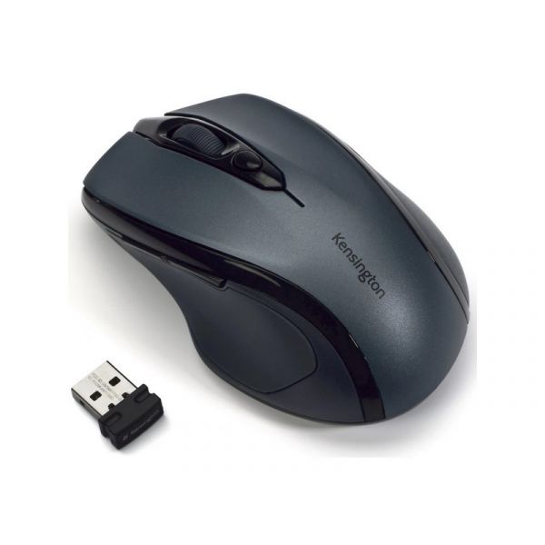 KENSINGTON Pro Fit Wireless Mouse - Mid Size Vezeték nélküli egér (K72423WW) Graphite Grey