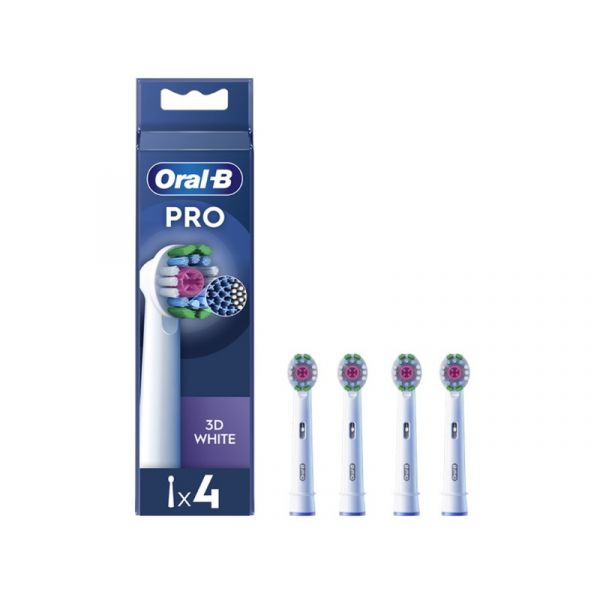 Oral-B EB18-4 Pro 3D White, fogkefe pótfej, 4db