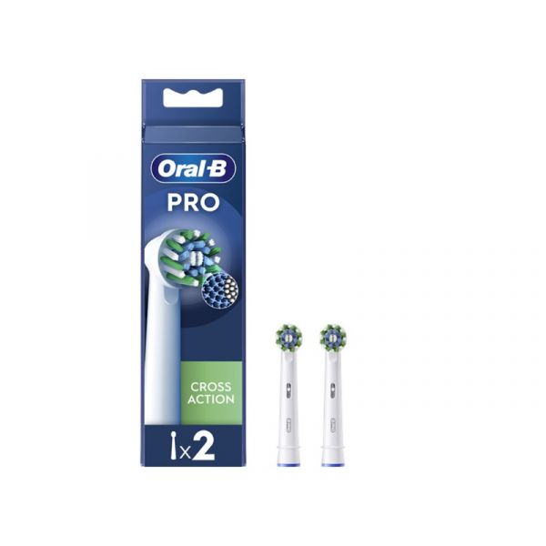 Oral-B EB50-8 Pro Cross Action fogkefe pótfej, 2db, fehér (10PO010441)
