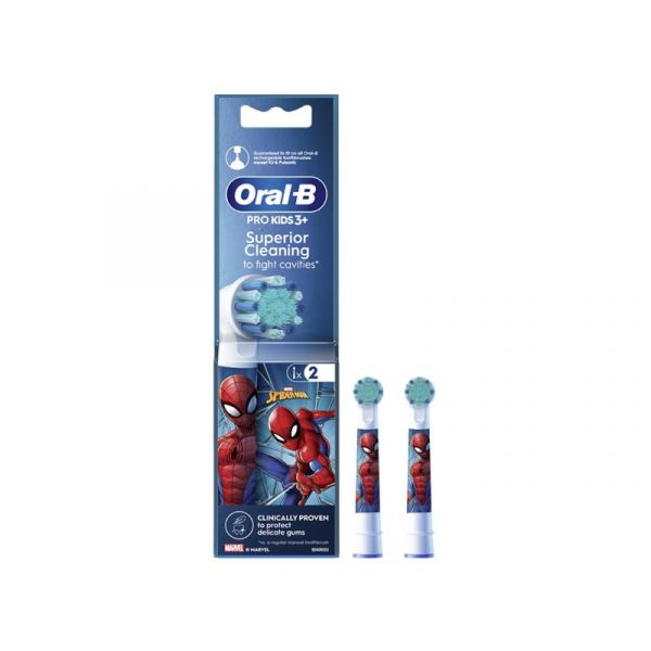 Oral-B EB10-2 Kids Spiderman pótfej, 2db