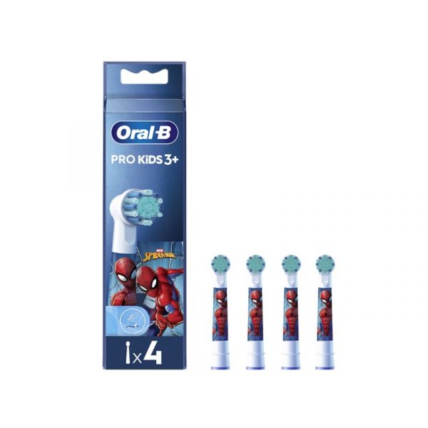 Oral-B EB10-4 Kids Spiderman pótfej, 4db