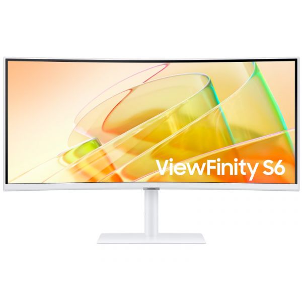 Samsung ViewFinity S6 S65TC 34" UWQHD VA 100Hz ívelt monitor (LS34C650TAUXEN) fehér