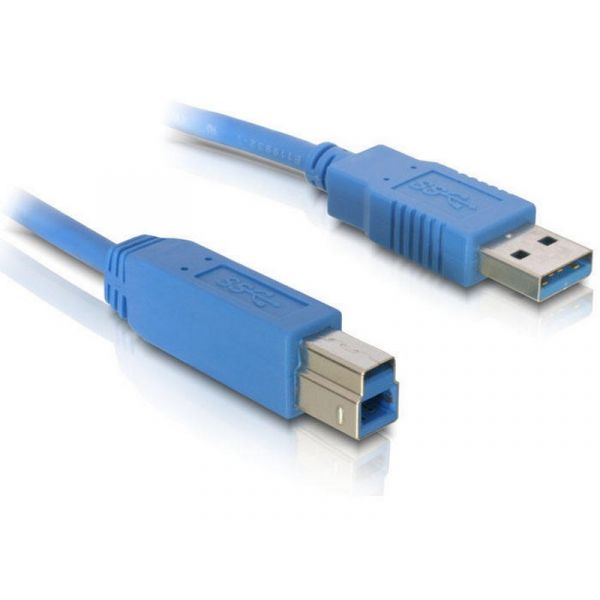 DELOCK Átalakító USB 3.0 Type-A male > USB 3.0 Type-B male 5m kék