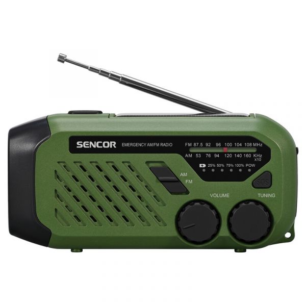 Sencor SRD 1000SCL GR Kemping rádió (35057678)