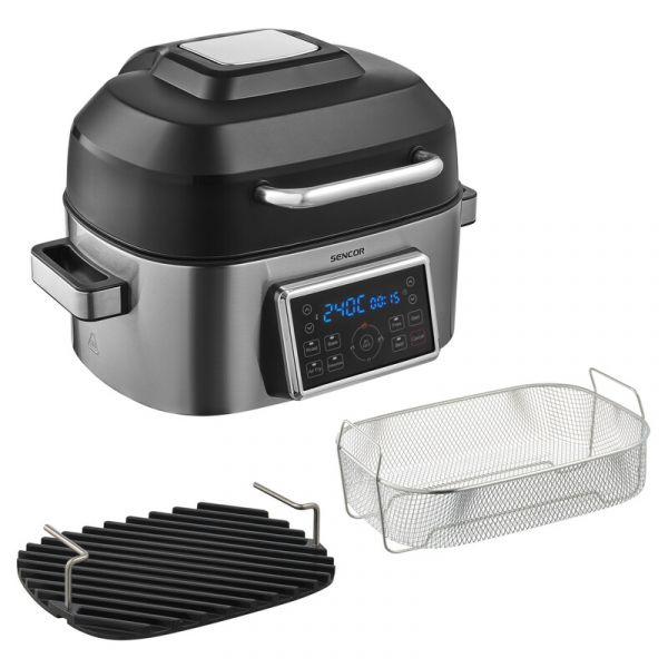 Sencor SBG 8900SS AirFryer & Grill forrólevegős sütő (41015597)
