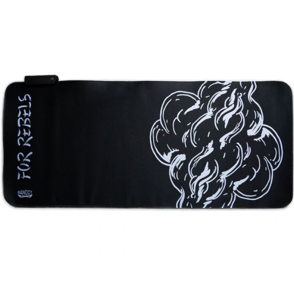 BANDIT JAPAN SMOKE RGB Gamer Egérpad - L