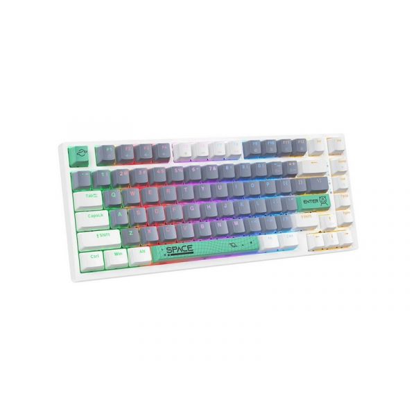Onikuma G52 Gamer Billentyűzet (G52 WIRED WHITE) Fehér