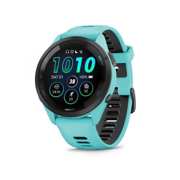 GARMIN Forerunner 265 okosóra (010-02810-12) aqua-fekete