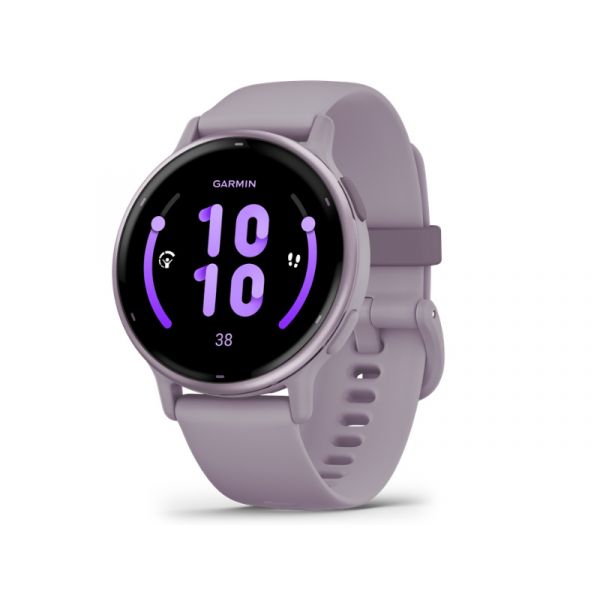 GARMIN Vívoactive 5 okosóra (010-02862-13) orchidea, szilikon szíjjal