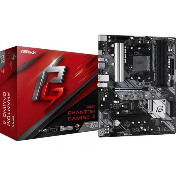 ASROCK B550 PHANTOM GAMING 4 AM4 ATX Alaplap