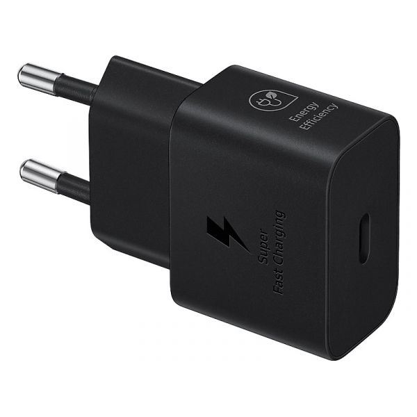SAMSUNG 25W Hálózati töltőfej T2510, Fekete (EP-T2510NBEGEU)